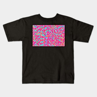 Pink squares Kids T-Shirt